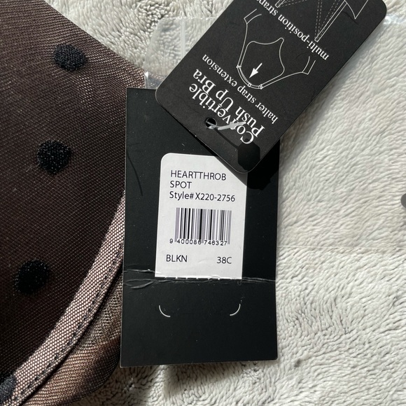 NWT - Heartthrob Spot Plunge Bra 38C - Picture 5 of 5